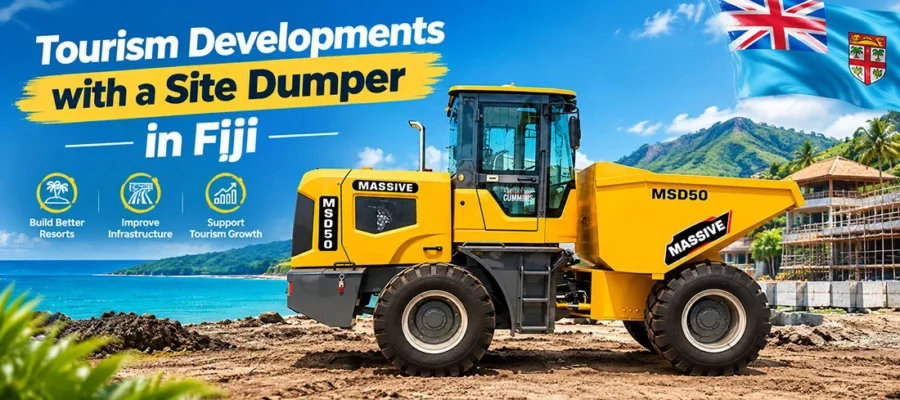 How to Prepare Land for Tourism Developments with a Site Dumper in Fiji