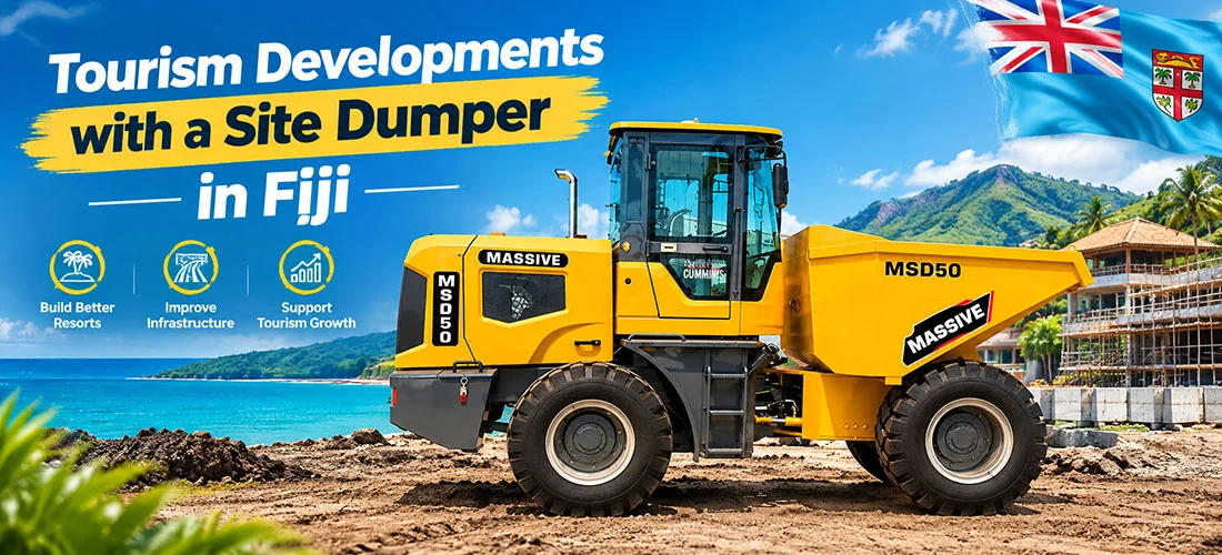 How to Prepare Land for Tourism Developments with a Site Dumper in Fiji