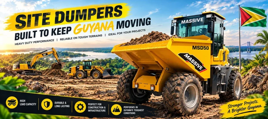 Boost Job Site Productivity With the Right Site Dumper in Guyana