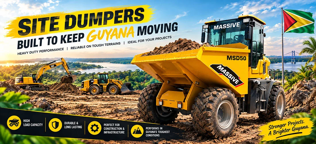 Boost Job Site Productivity With the Right Site Dumper in Guyana