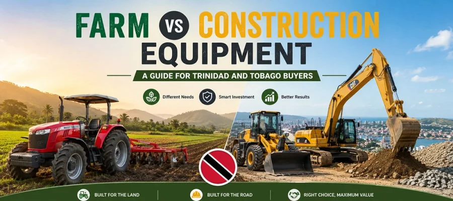 Farm vs Construction Equipment - A Guide for Trinidad and Tobago Buyers